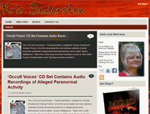 Tablet Screenshot of krissedersten.com